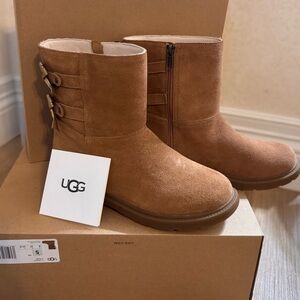 UGG Kids Brown Suede Boots